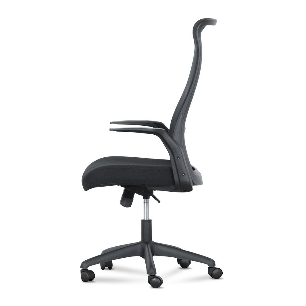 Showcasing Molicora Mesh Office Chair - Black OC6864-LF Office Chair by Calibre Furniturs
