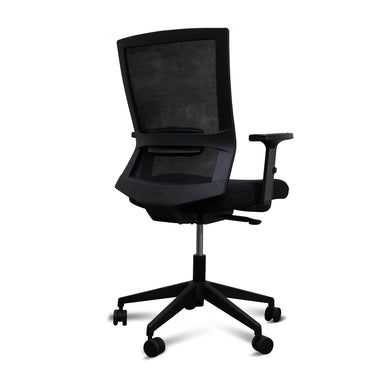Showcasing Bomora Office Chair - Black OC8039-SN Office Chair by Calibre Furniturs