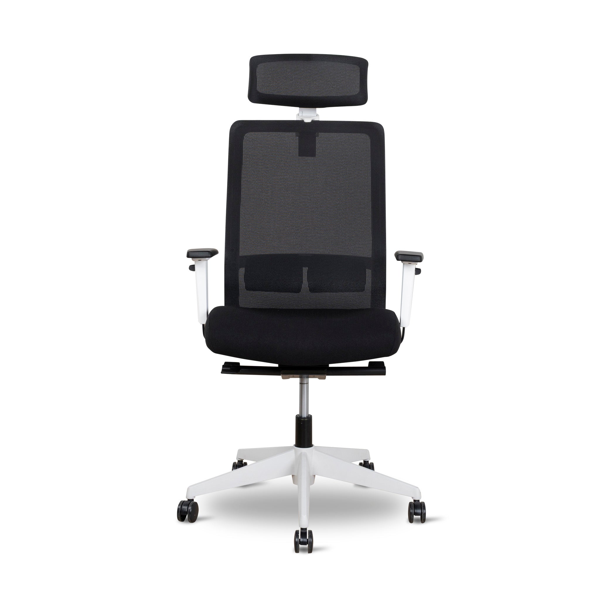 Mesh Ergonomic Office Chair with Headrest - Black