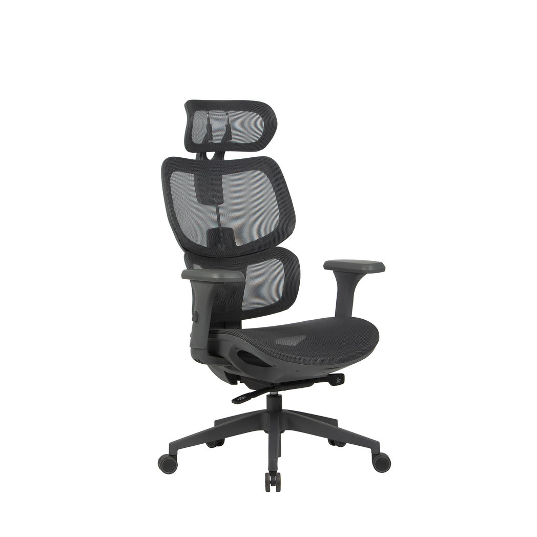 Mesh Office Chair - Full Black - Salinas