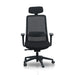 Showcasing Nosimora Mesh Office Chair - Full Black OC8504-LF Office Chair by Calibre Furniturs