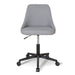 Grey Fabric Office Chair - Black Base - image 3