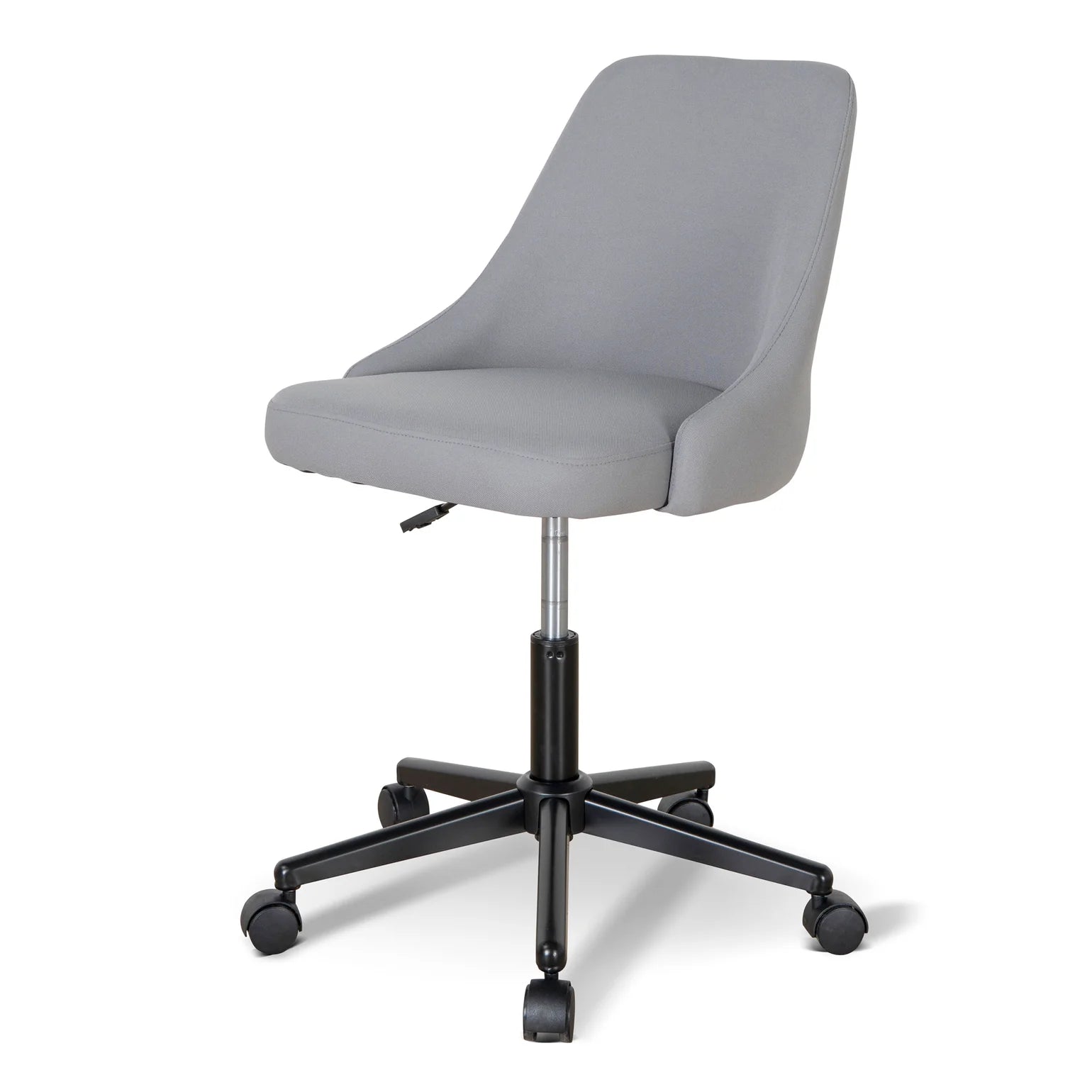 Grey Fabric Office Chair - Black Base
