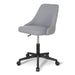 Grey Fabric Office Chair - Black Base