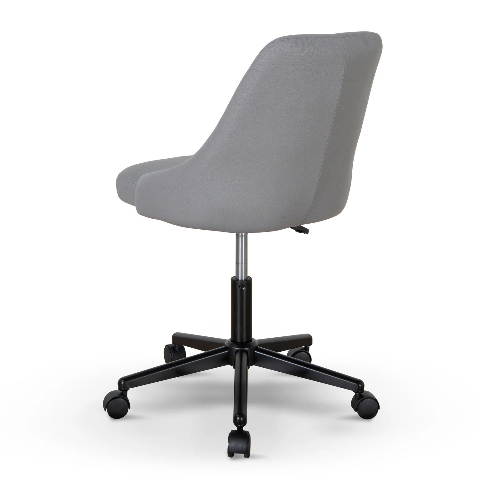 Grey Fabric Office Chair - Black Base