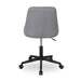 Grey Fabric Office Chair - Black Base - image 6