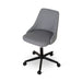 Grey Fabric Office Chair - Black Base - image 7