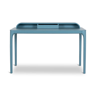 Showcasing Mogabela Wooden Home Office Desk - Light Blue OF10667-DR Office Desk by Calibre Furniturs