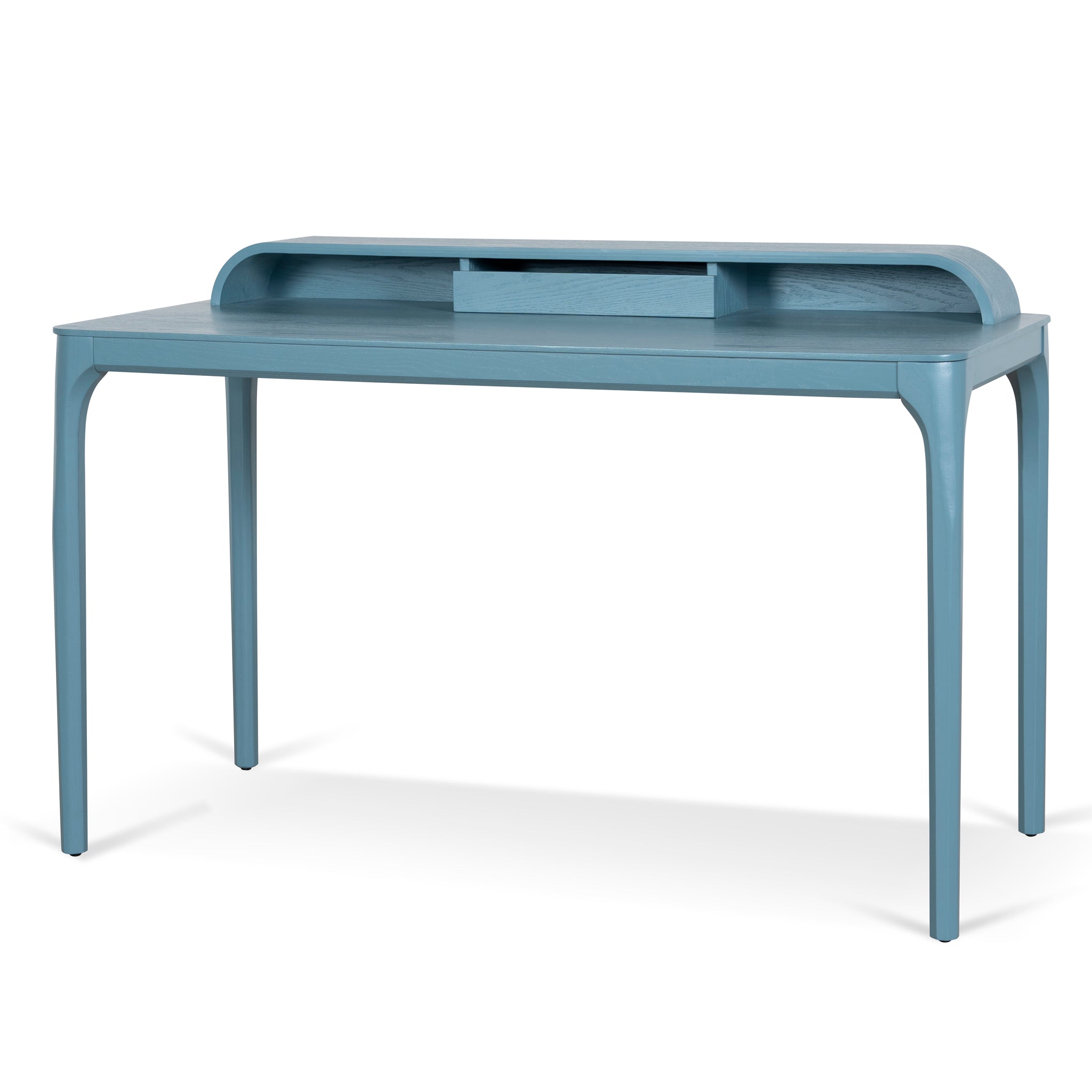 Wooden Home Office Desk - Light Blue - Reva