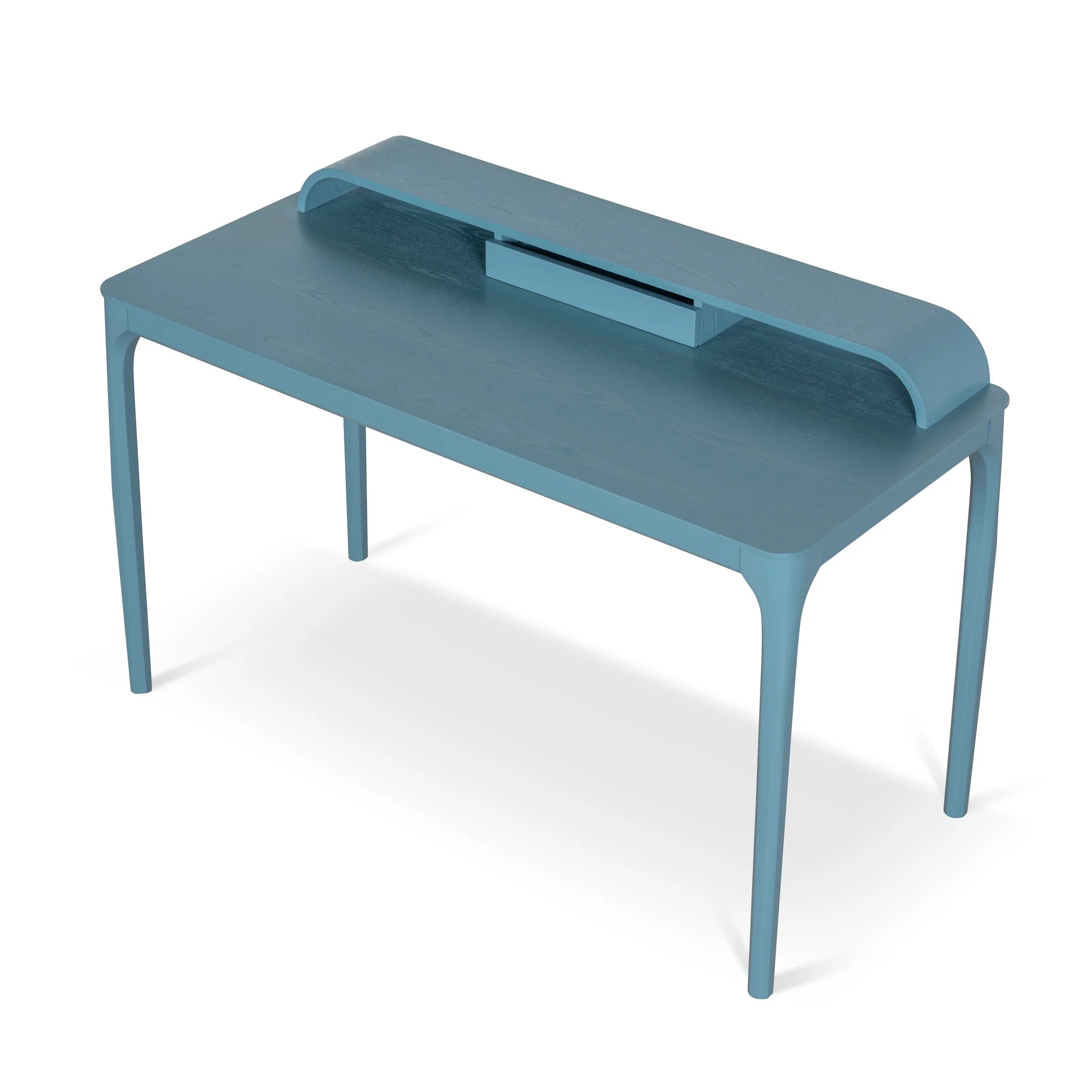 Mogabela Wooden Home Office Desk - Light Blue