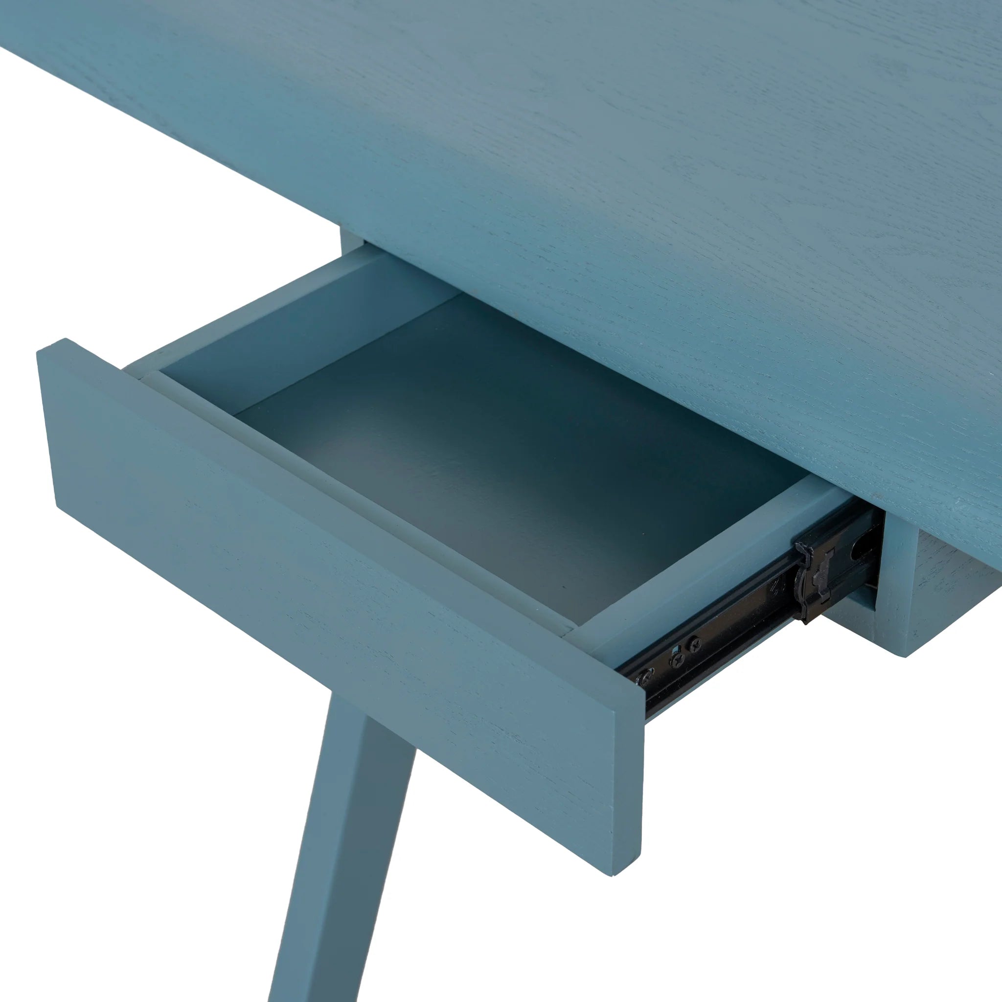 Latasa Wooden Home Office Desk - Light Blue