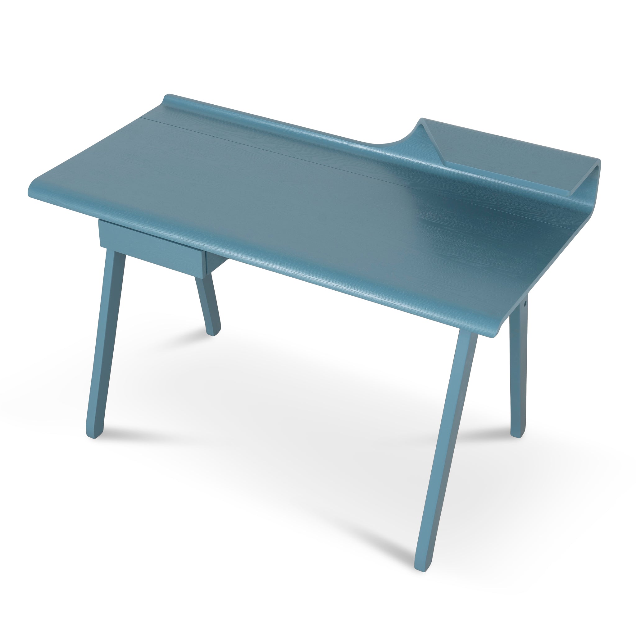 Wooden Home Office Desk - Light Blue - image 7