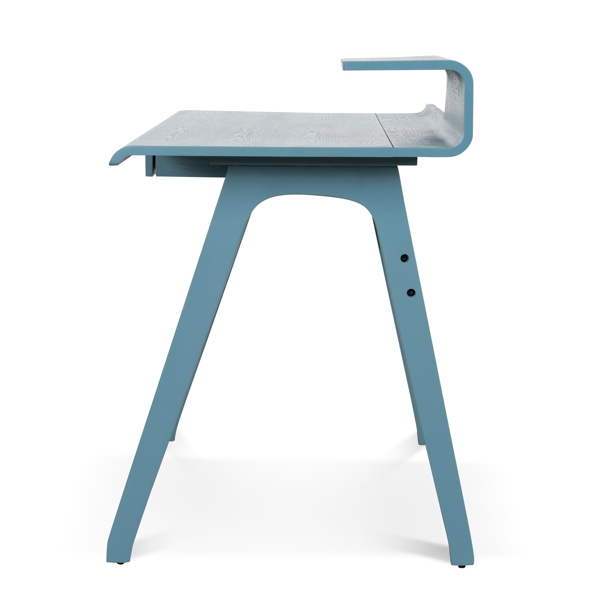 Wooden Home Office Desk - Light Blue - image 4
