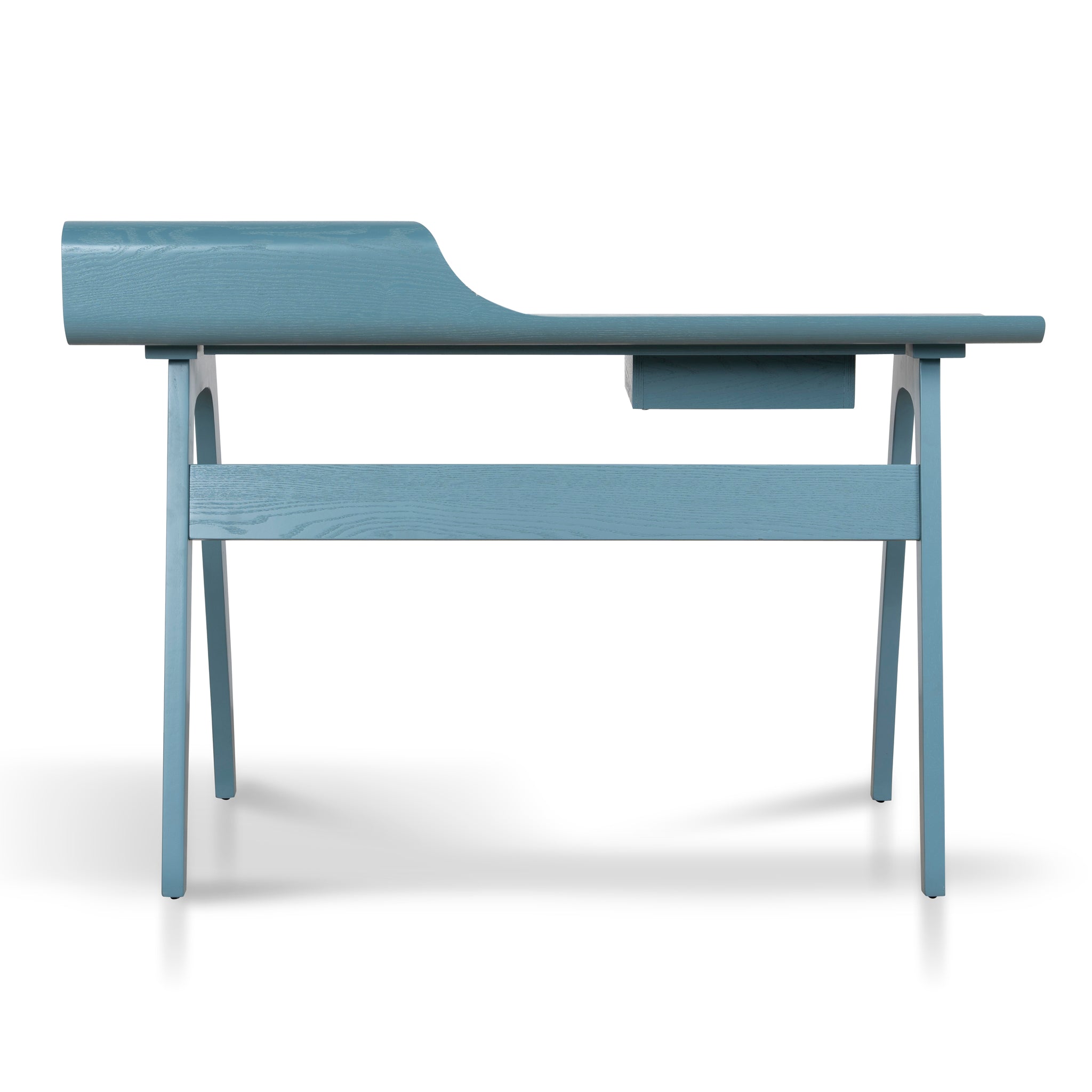 Wooden Home Office Desk - Light Blue - image 6
