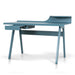 Showcasing Latasa Wooden Home Office Desk - Light Blue OF10668-DR Office Desk by Calibre Furniturs