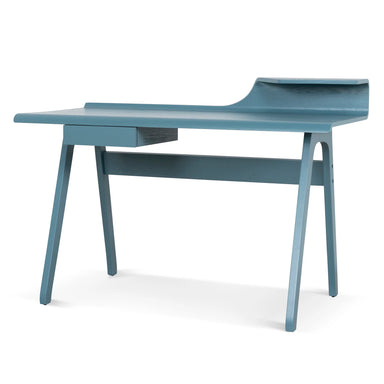 Showcasing Latasa Wooden Home Office Desk - Light Blue OF10668-DR Office Desk by Calibre Furniturs