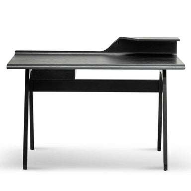 Showcasing Cedovela Wooden Home Office Desk - Black OF6225-DR Office Desk by Calibre Furniturs