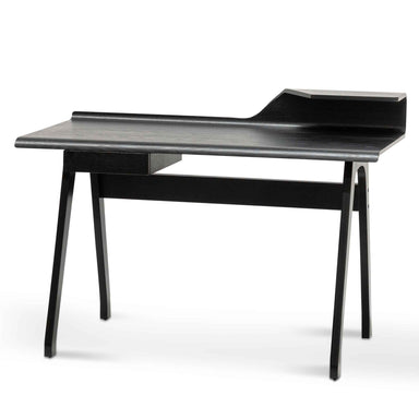 Showcasing Cedovela Wooden Home Office Desk - Black OF6225-DR Office Desk by Calibre Furniturs
