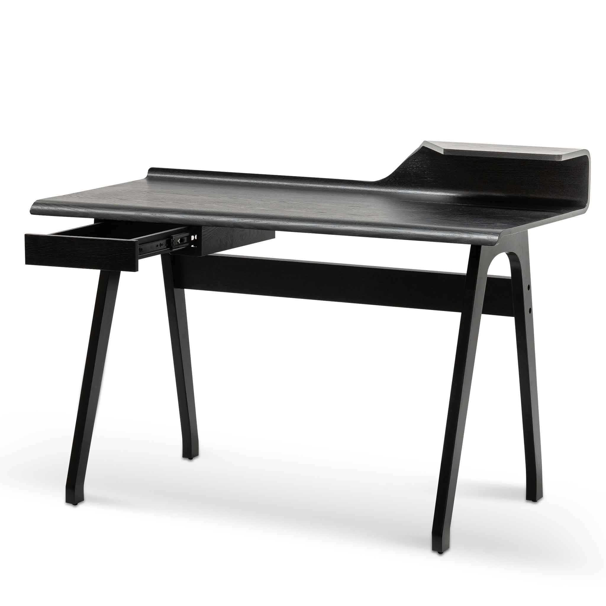 Wooden Home Office Desk - Black - image 4