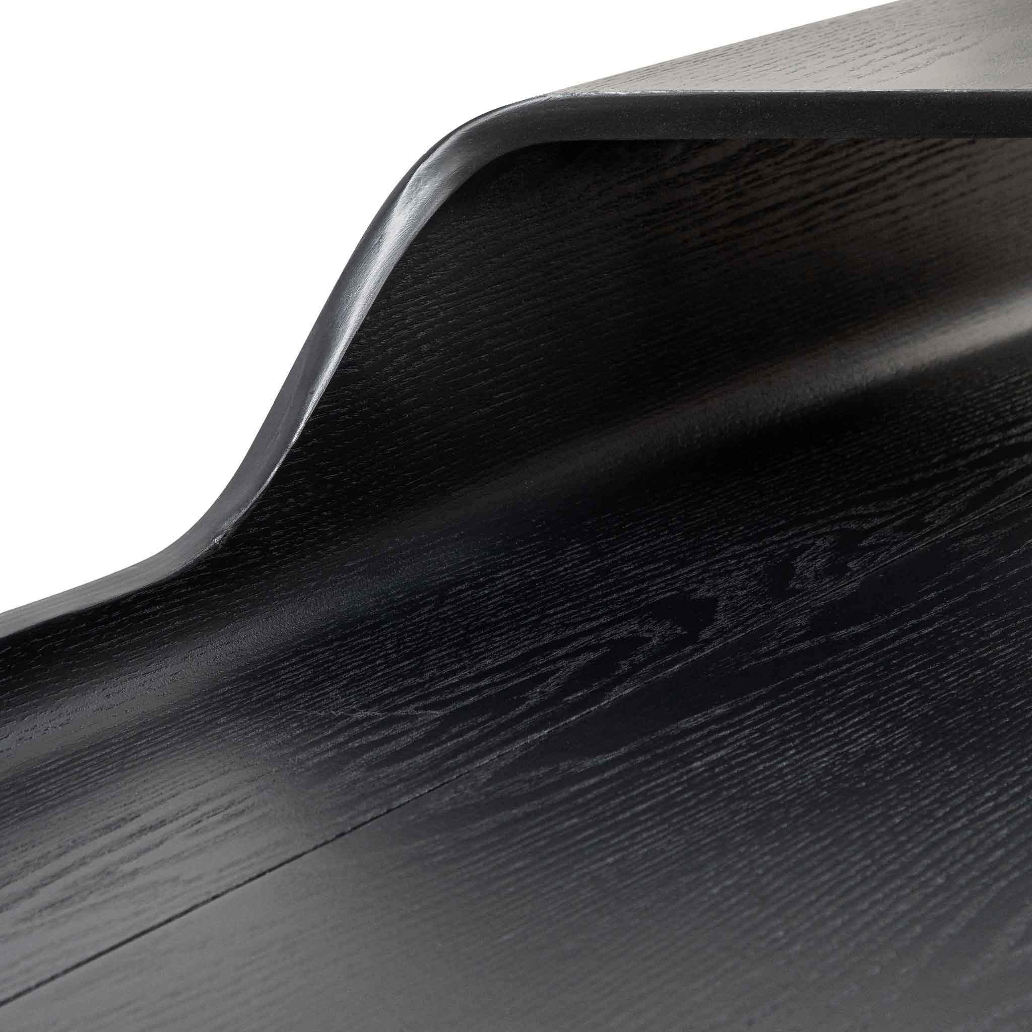 Wooden Home Office Desk - Black - image 9