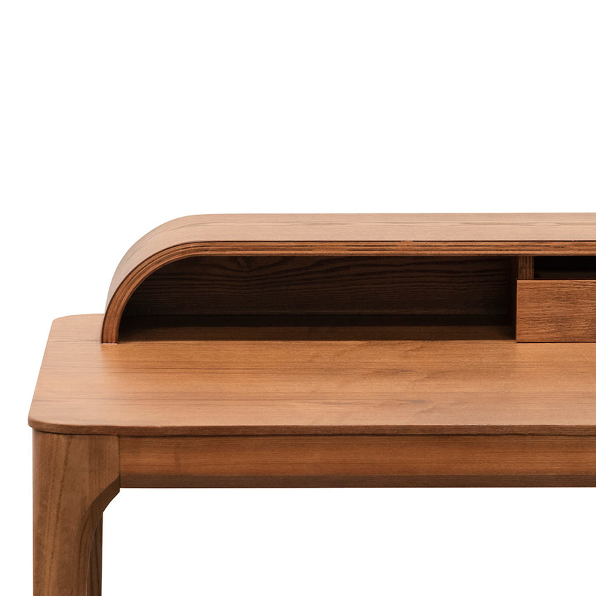 Mocavera Wooden Home Office Desk - Walnut