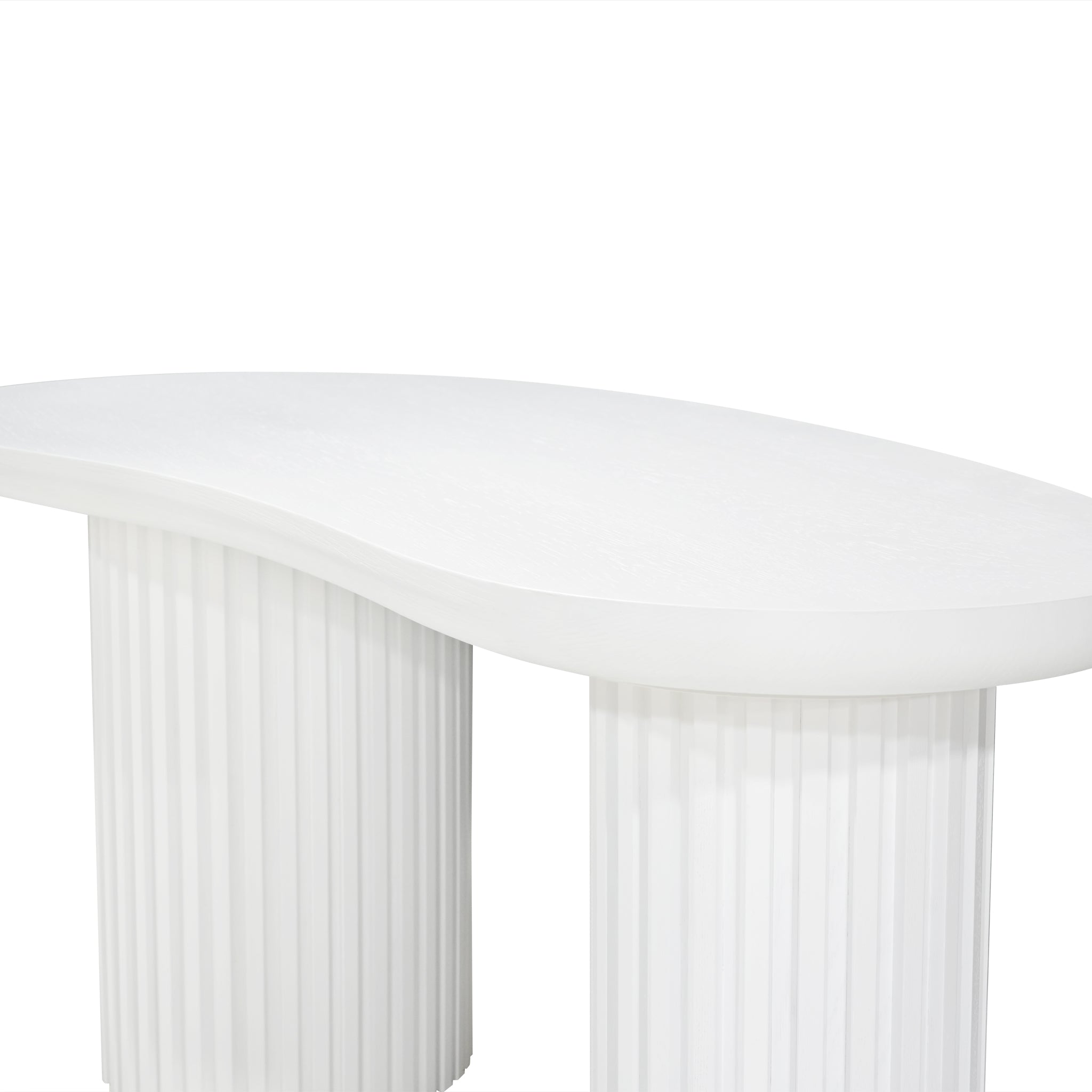 1.7m Office Desk - White Oak - image 9