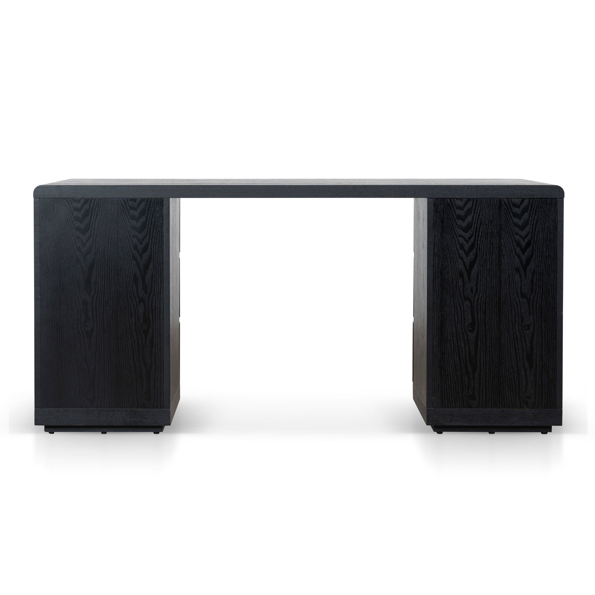 1.6m Office Desk - Full Black
