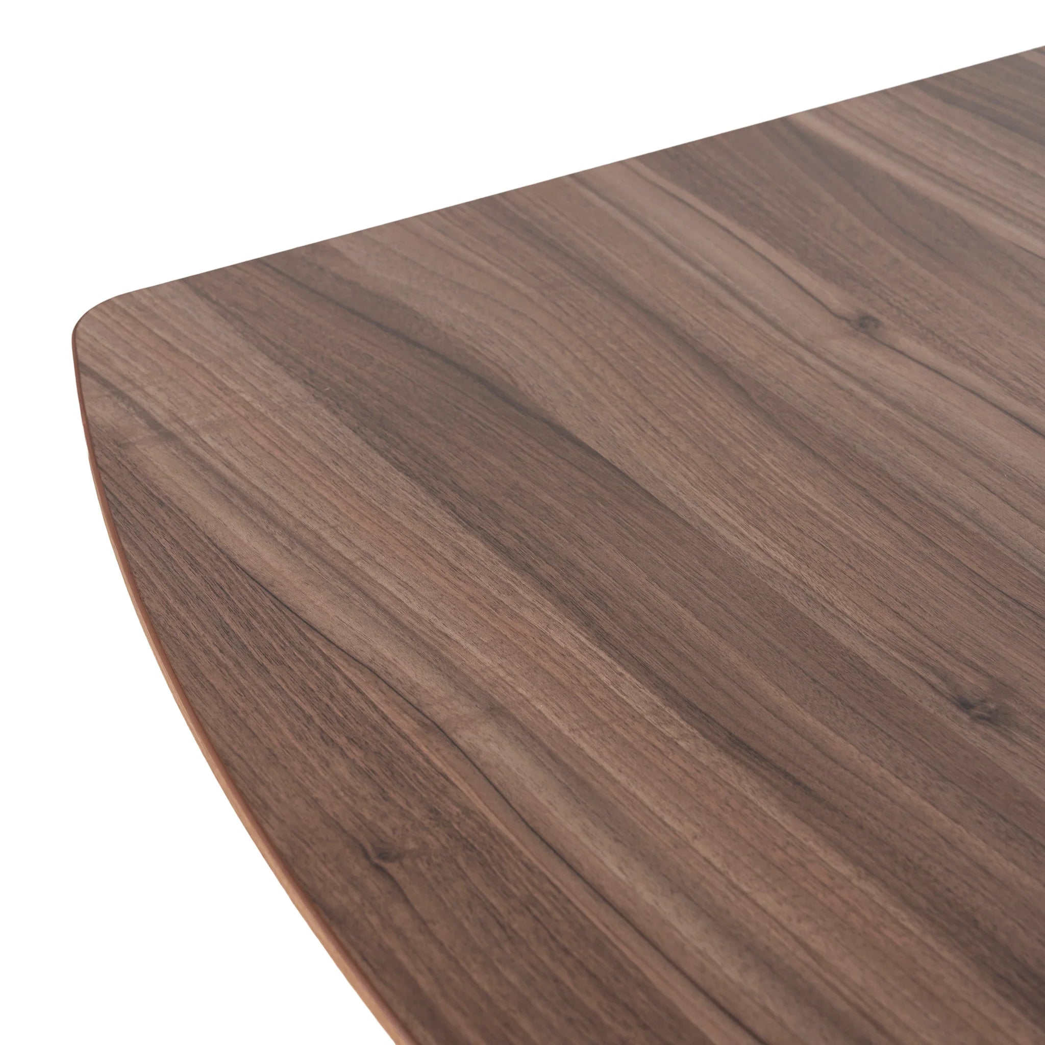 Paluvana 3.6m Boardroom Meeting Table - Walnut Top With Black Legs