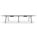 Showcasing Paluvana 3.6m Boardroom Meeting Table - Walnut Top With Black Legs OT10442-SN Table by Calibre Furniturs