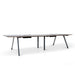 Showcasing Paluvana 3.6m Boardroom Meeting Table - Walnut Top With Black Legs OT10442-SN Table by Calibre Furniturs