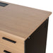 1.6m Single Seater Natural Office Desk - Black Legs - image 7