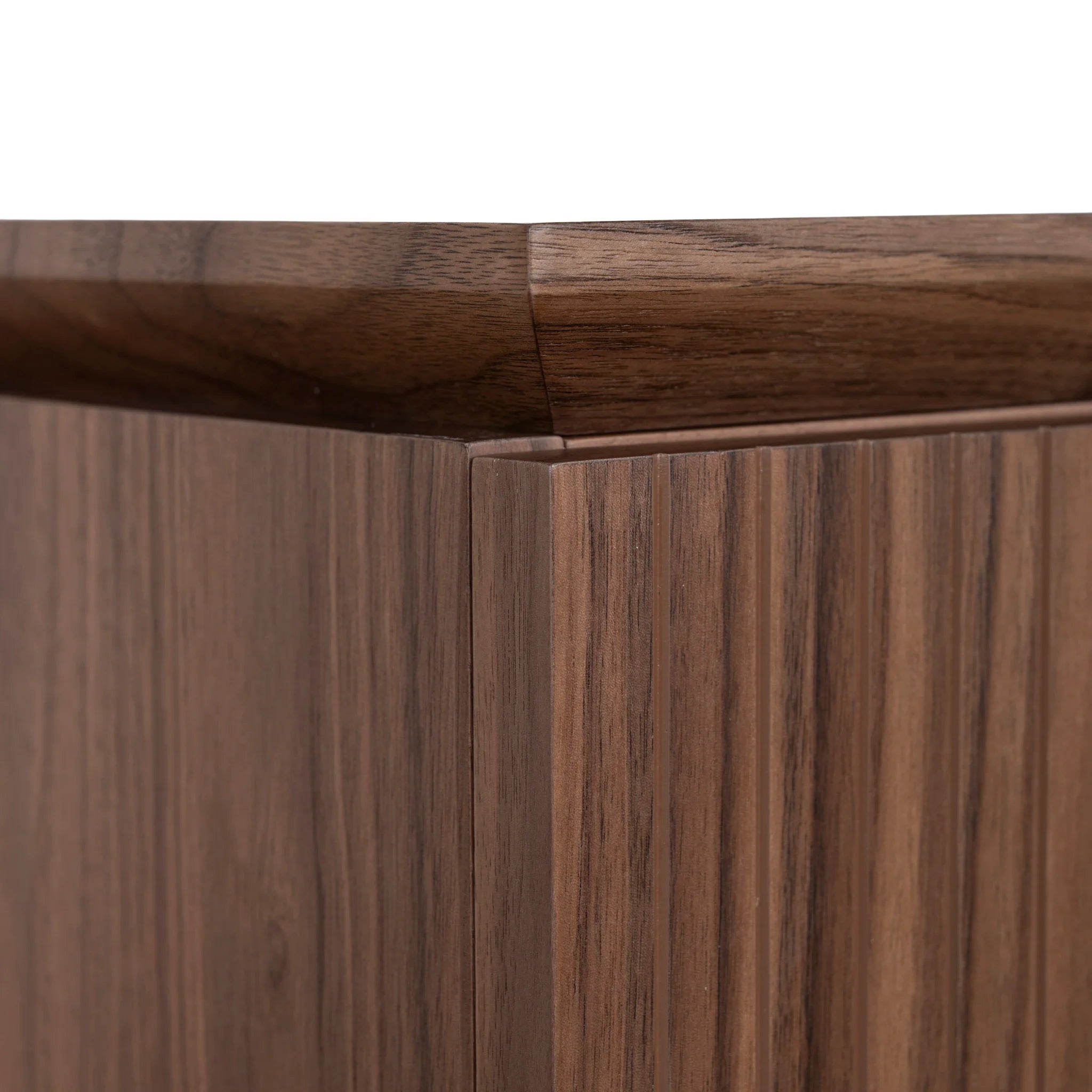 Copero 1.77m Left Drawer Office Desk - Walnut