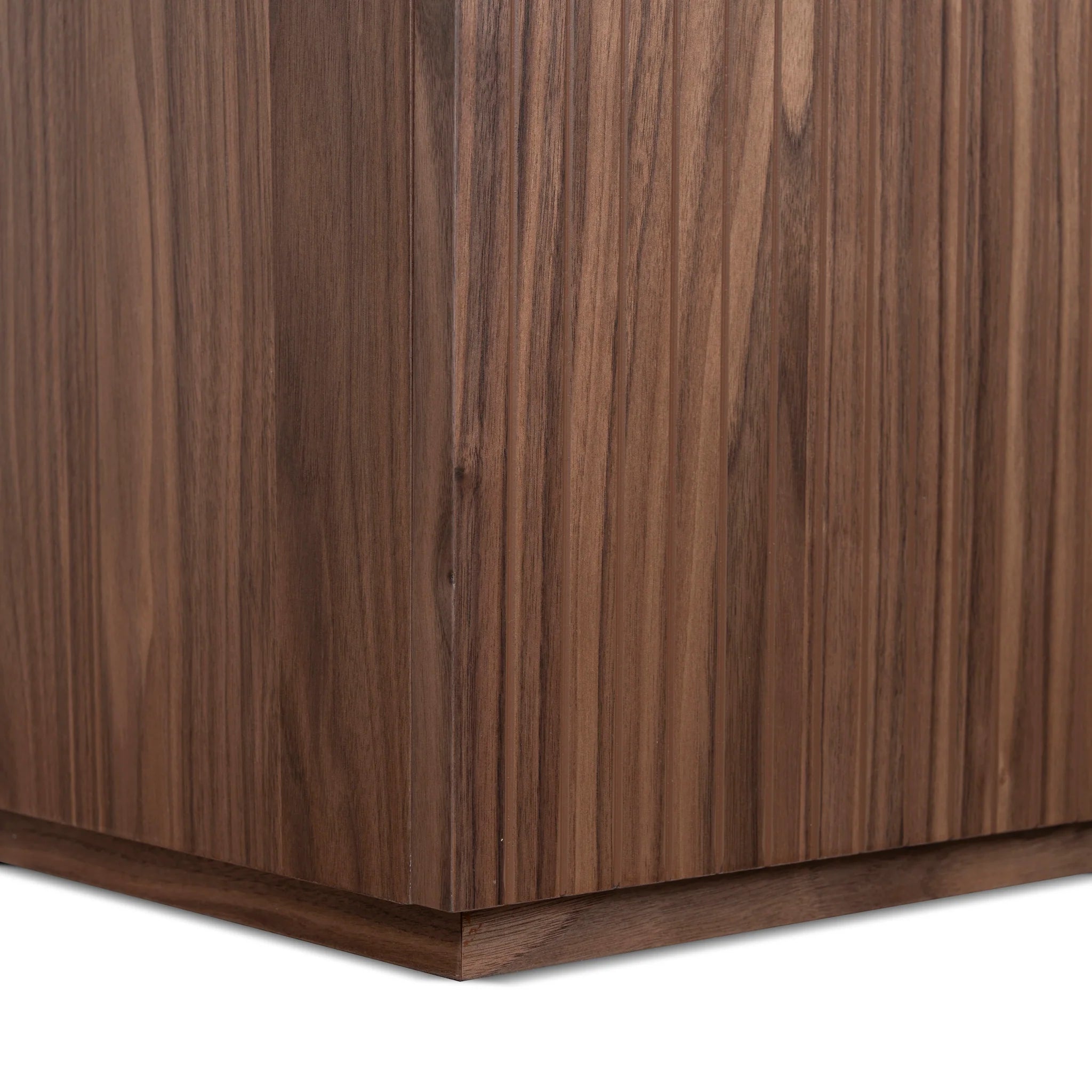 Copero 1.77m Left Drawer Office Desk - Walnut