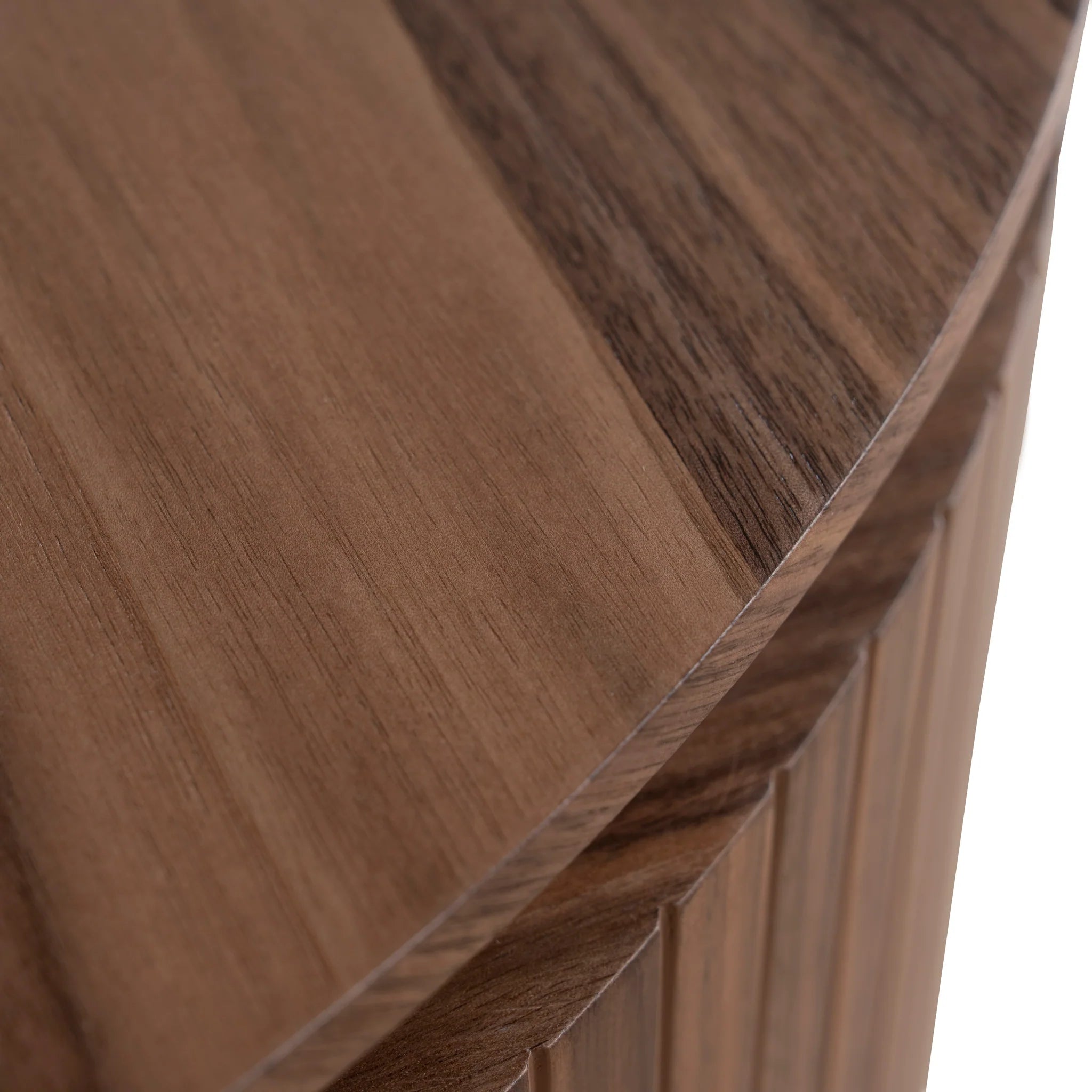 Logusora 1.77m Right Drawer Office Desk - Walnut