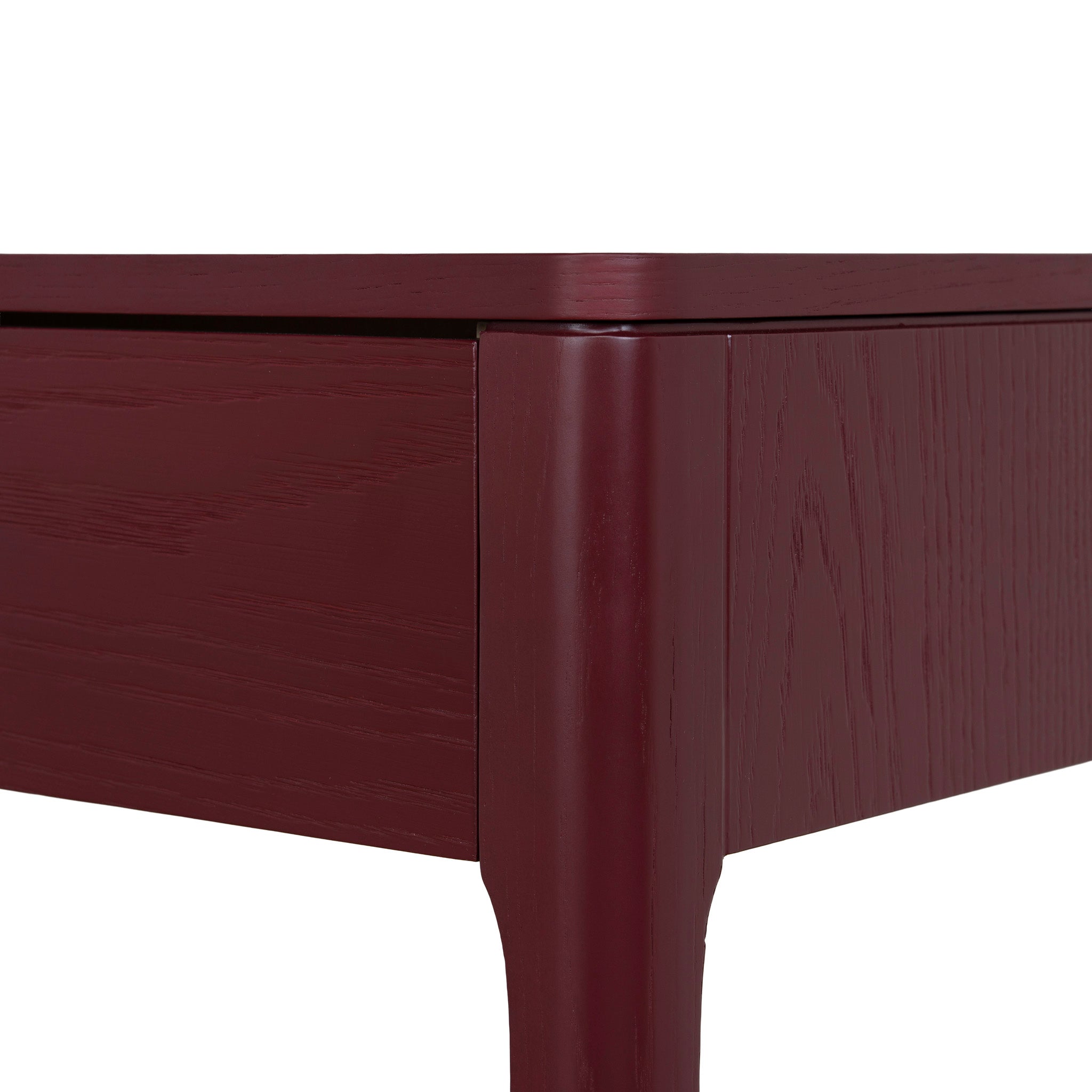 1.2m Home Office Desk - Burgundy Red - image 8