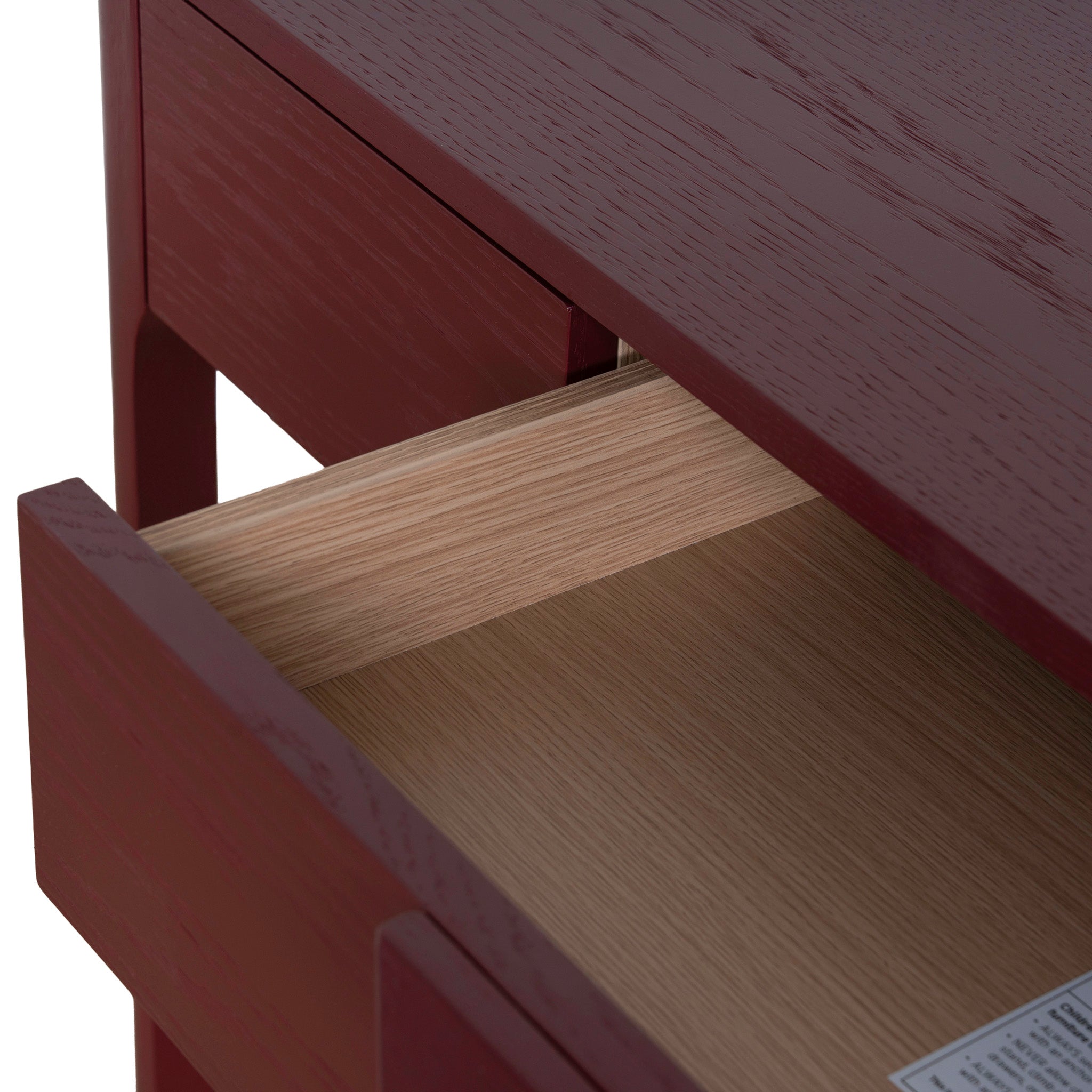 1.2m Home Office Desk - Burgundy Red - image 10