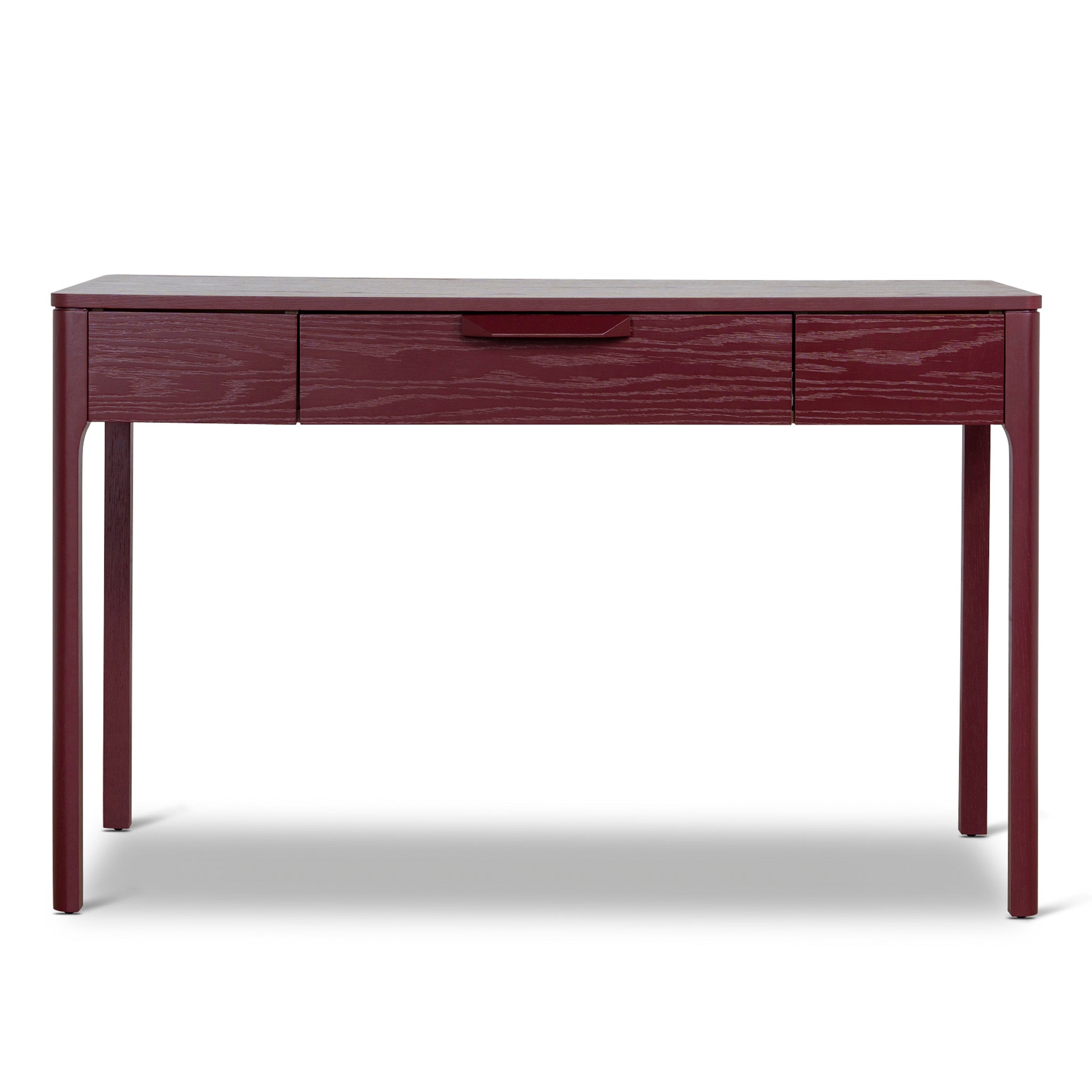 1.2m Home Office Desk - Burgundy Red - image 2