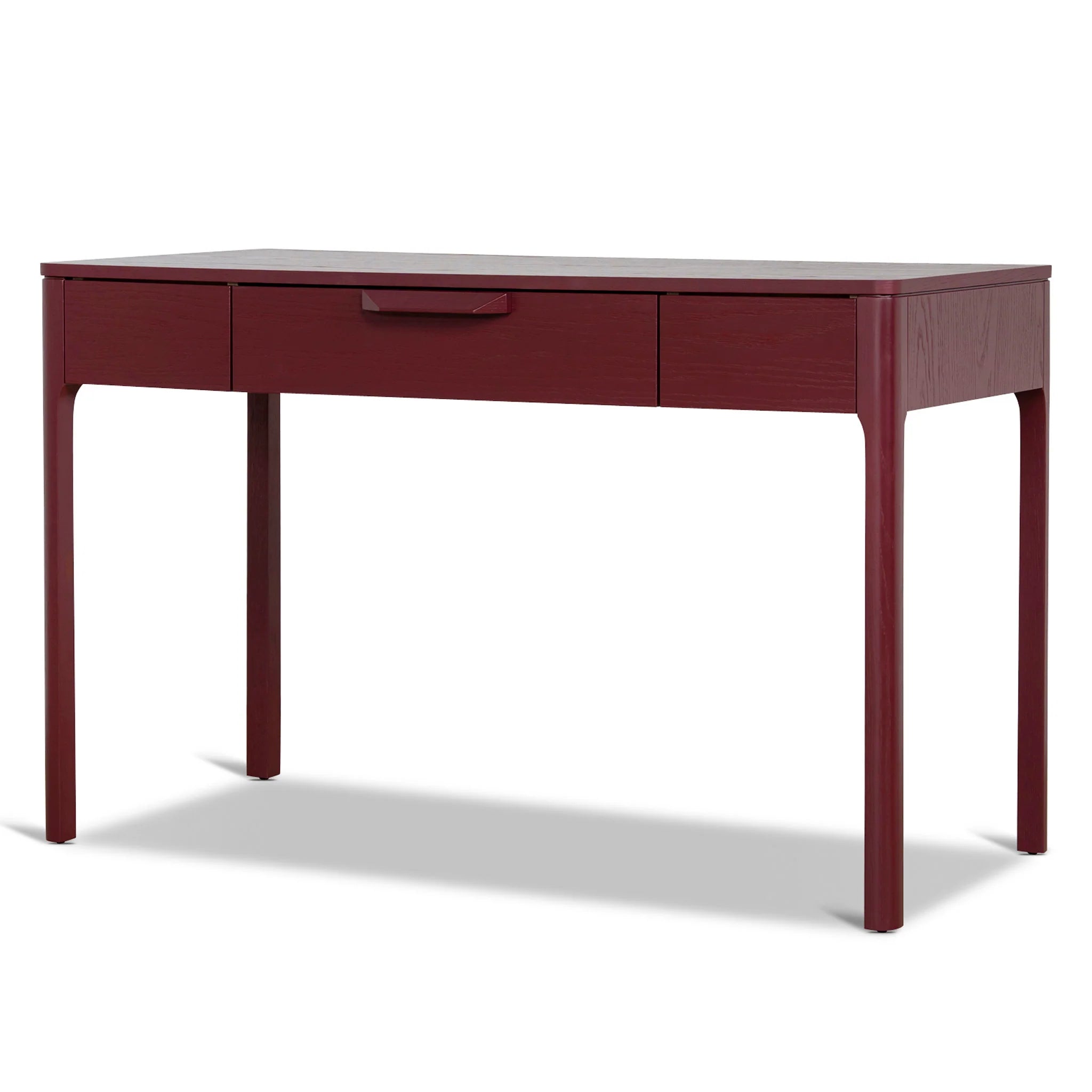 Showcasing Lelisora 1.2m Home Office Desk - Burgundy Red OT10954-CN Office Desk by Calibre Furniturs