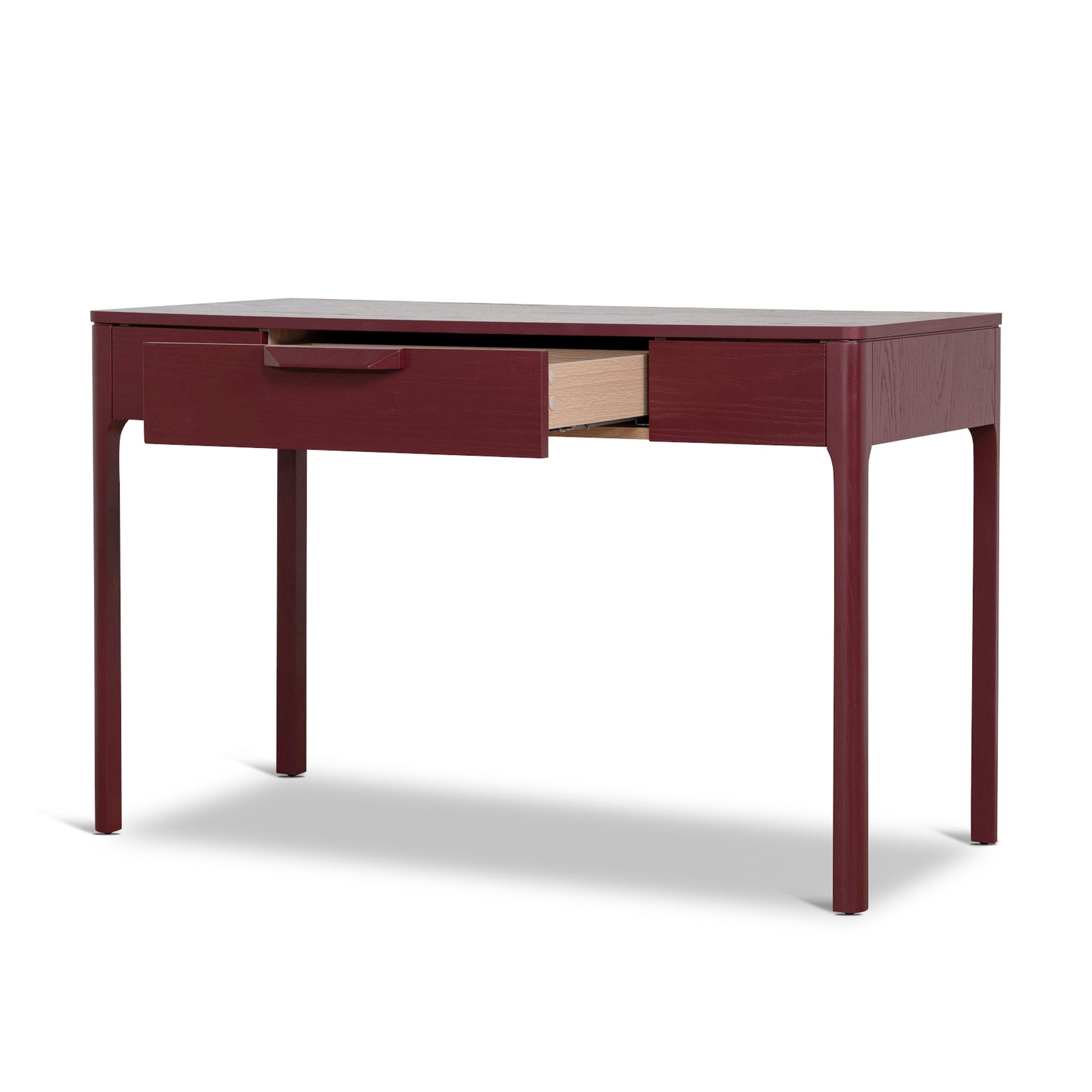 1.2m Home Office Desk - Burgundy Red - image 3