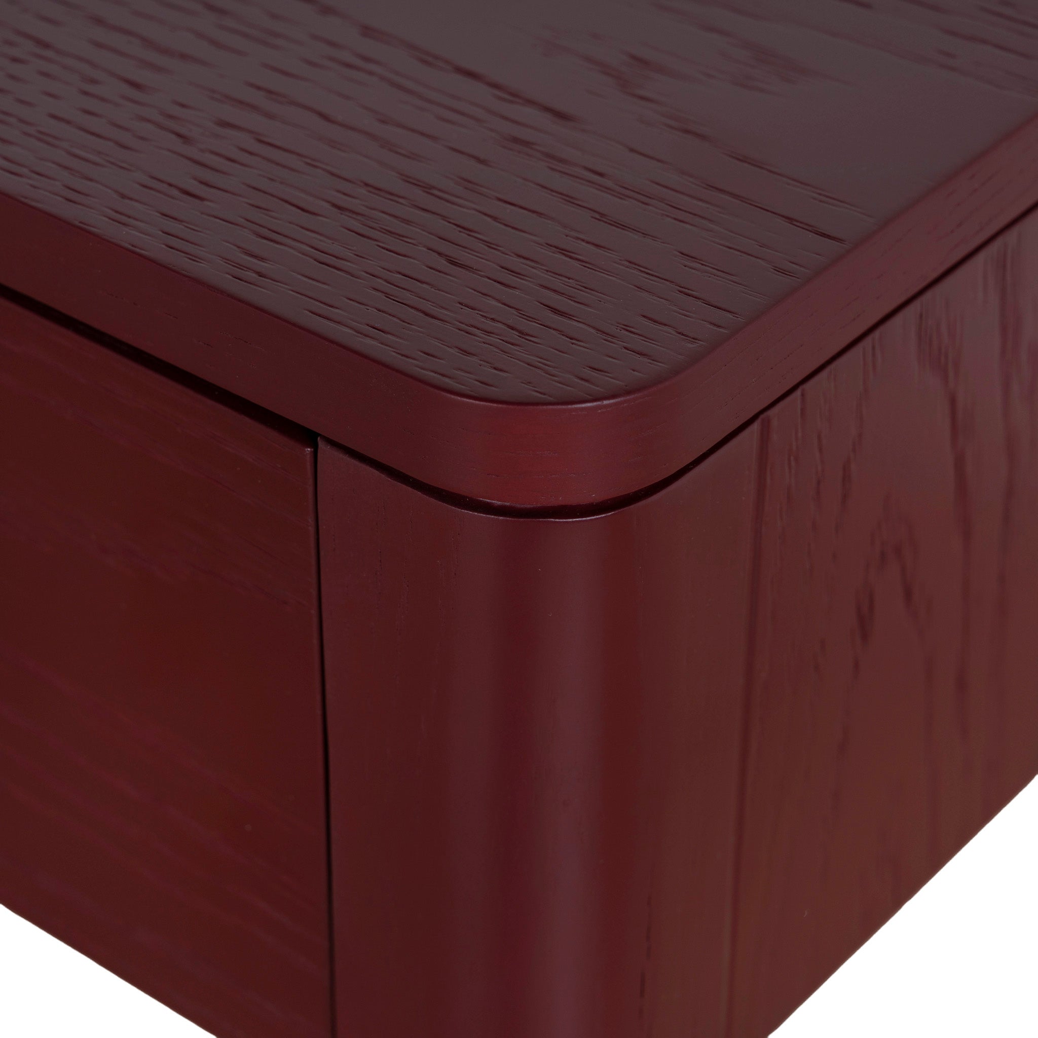 1.2m Home Office Desk - Burgundy Red - image 6