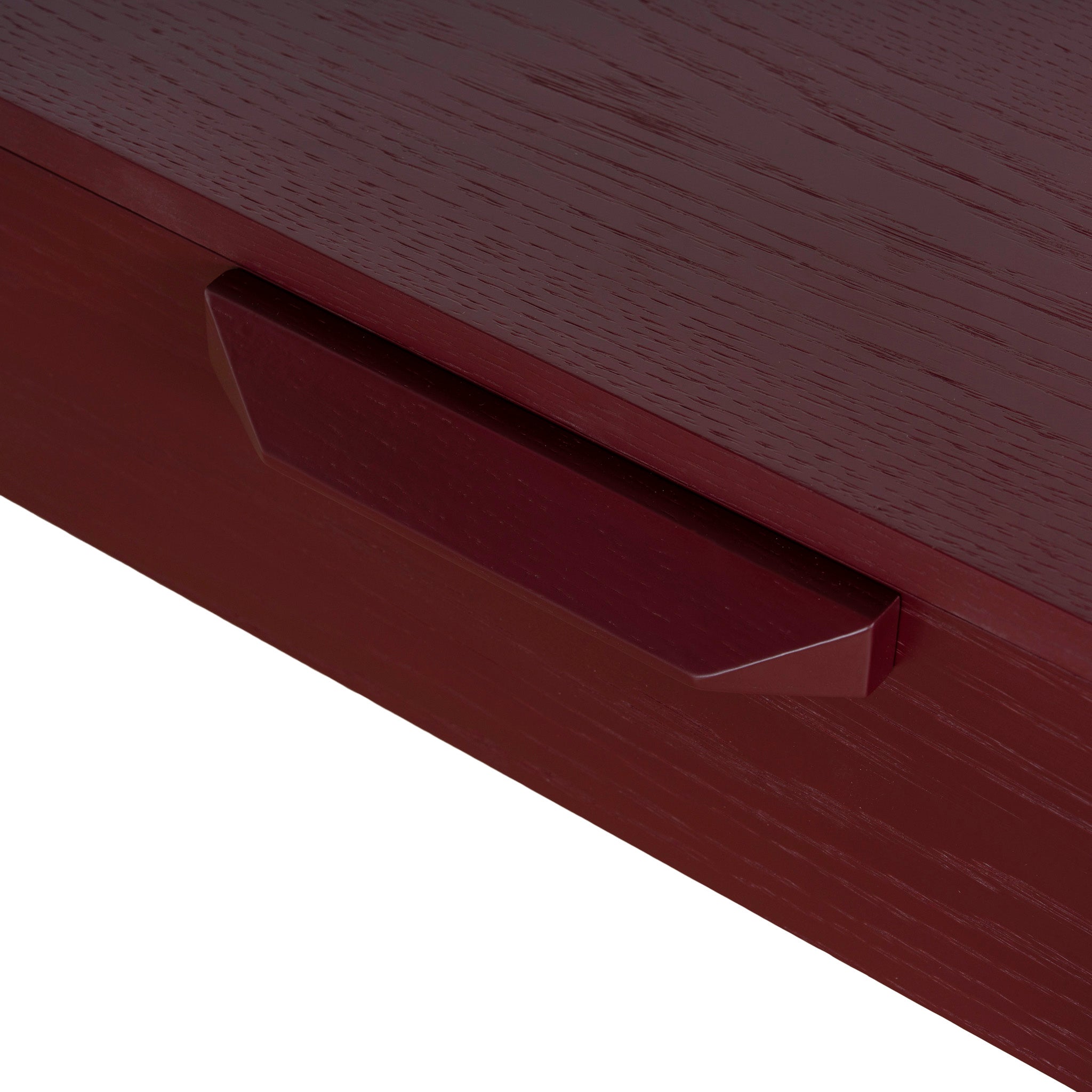1.2m Home Office Desk - Burgundy Red - image 5