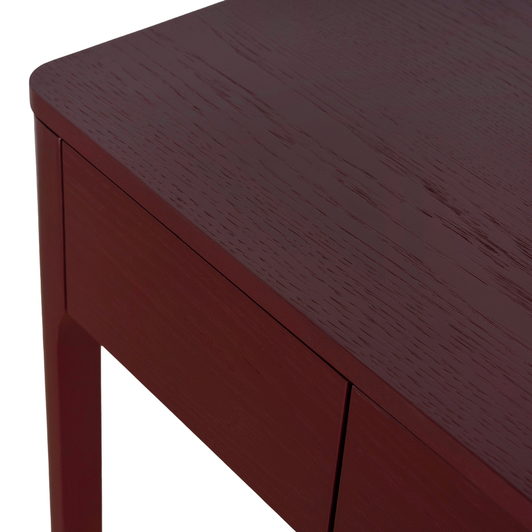 1.2m Home Office Desk - Burgundy Red - image 9