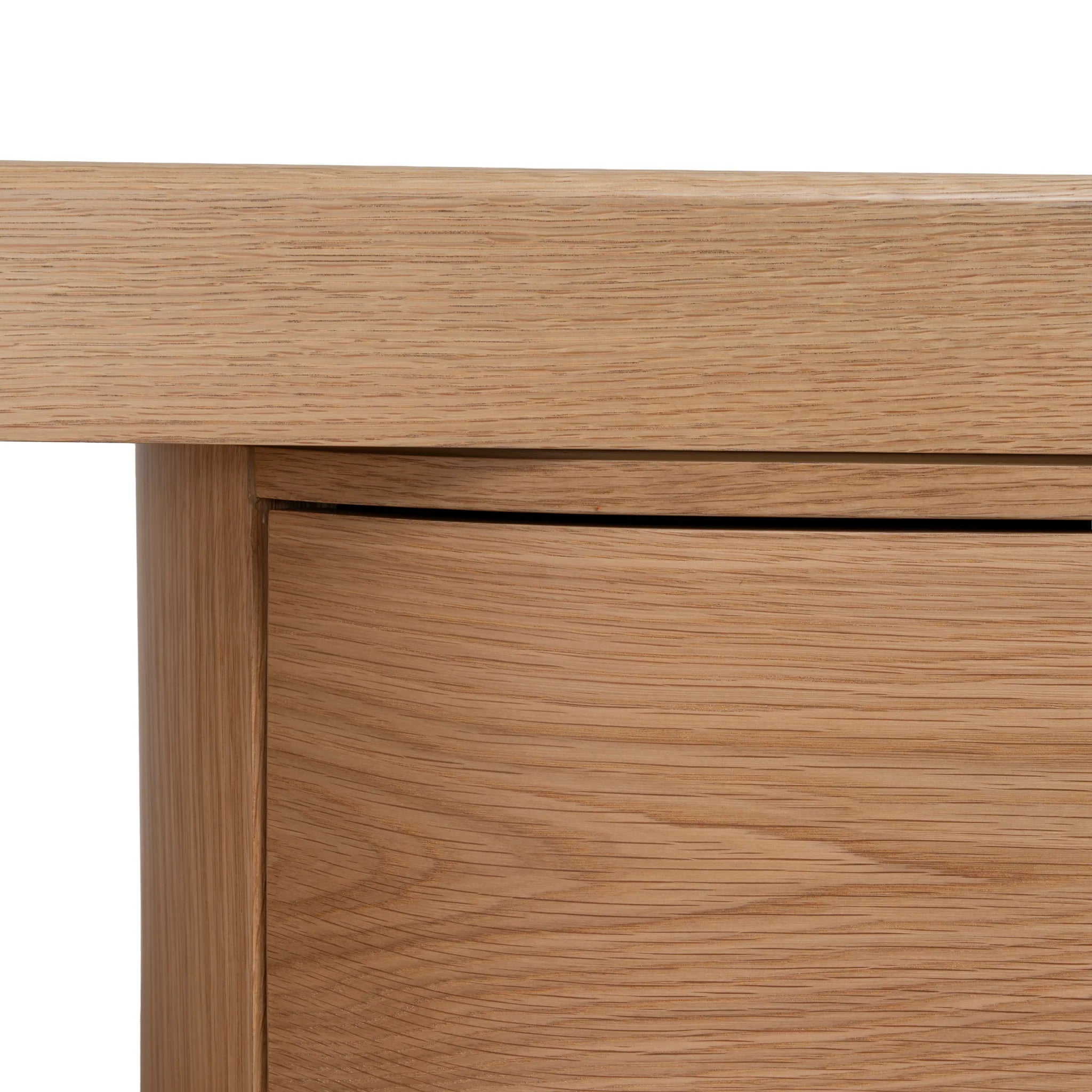 Sineluna 1.7m Office Desk - Natural Oak