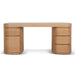 Showcasing Sineluna 1.7m Office Desk - Natural Oak OT12117-CN Office Desk by Calibre Furniturs