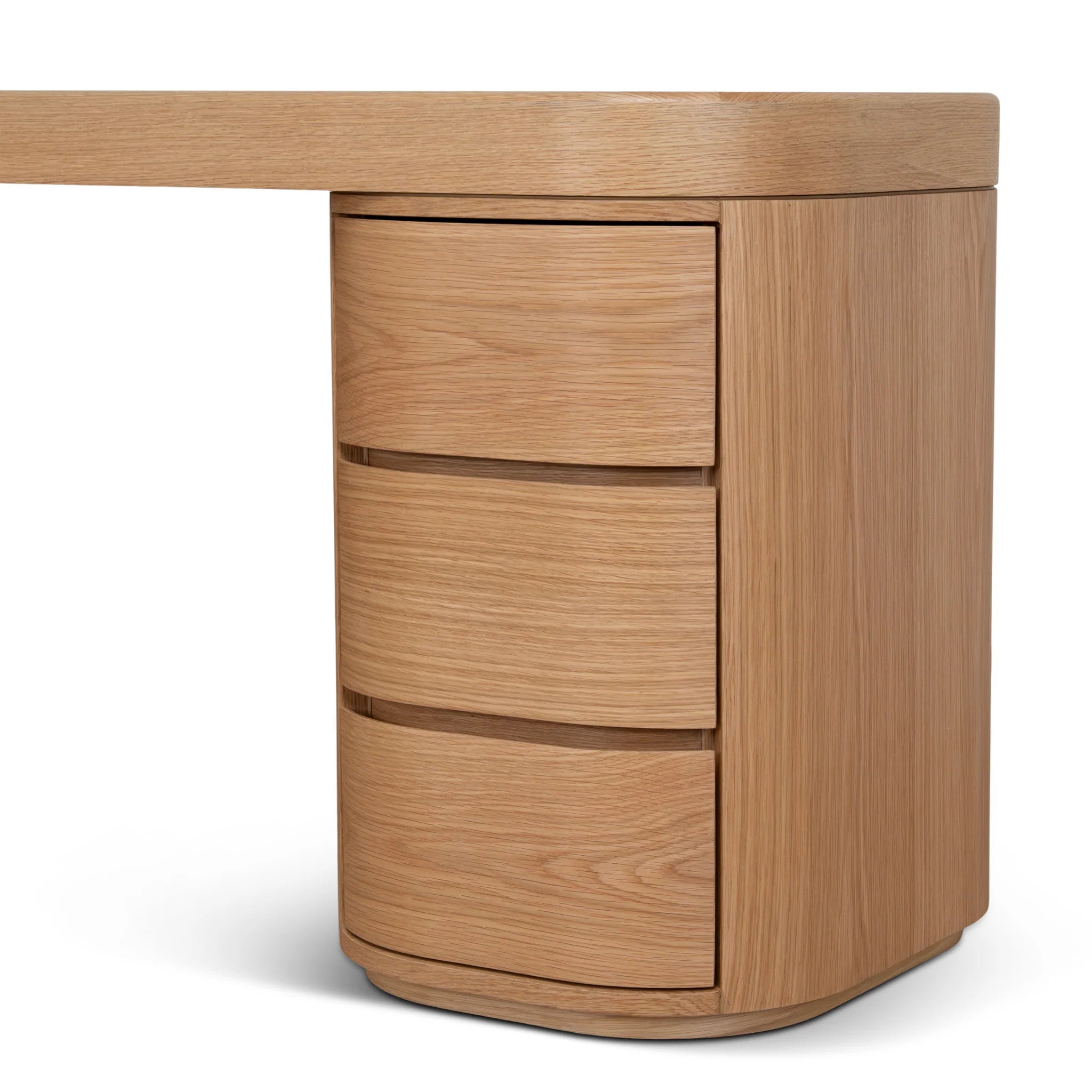Sineluna 1.7m Office Desk - Natural Oak