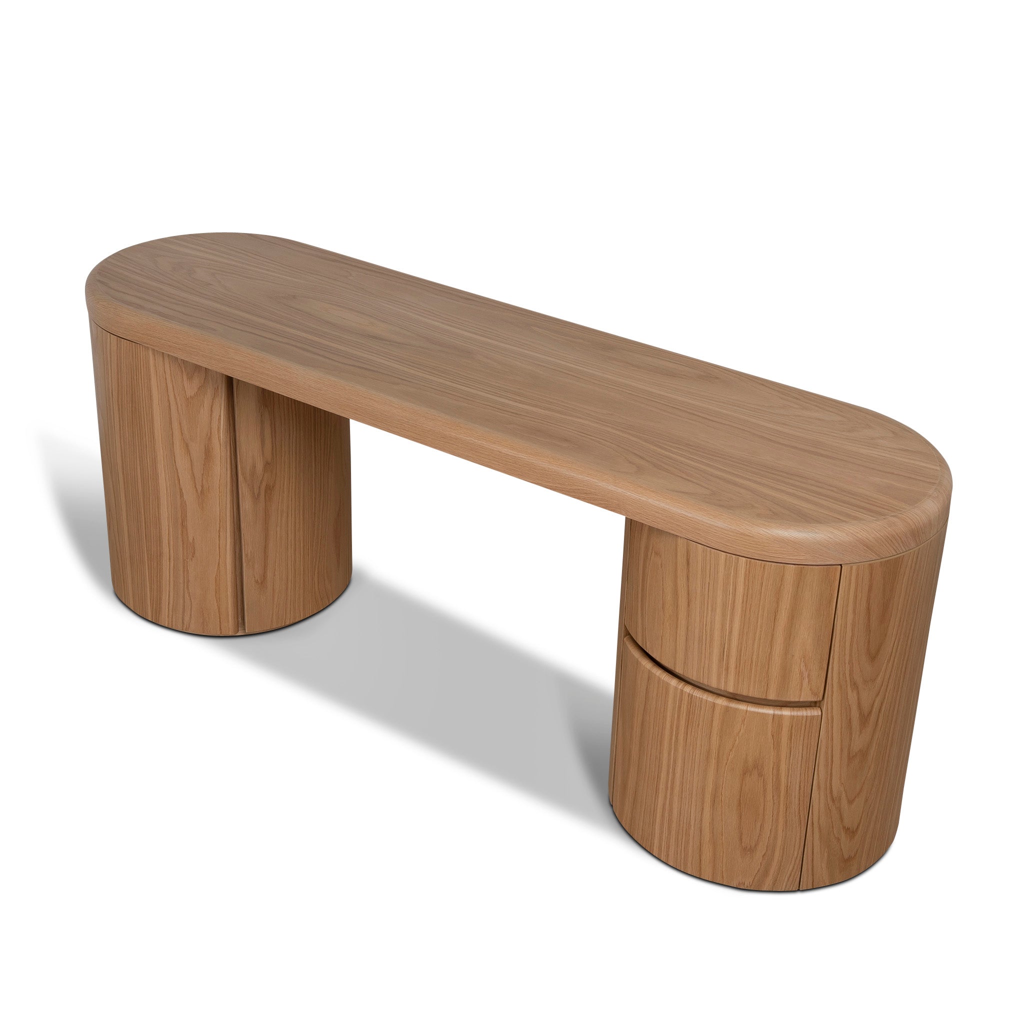 COT12392-CN 1.9m Office Desk - Natural Oak