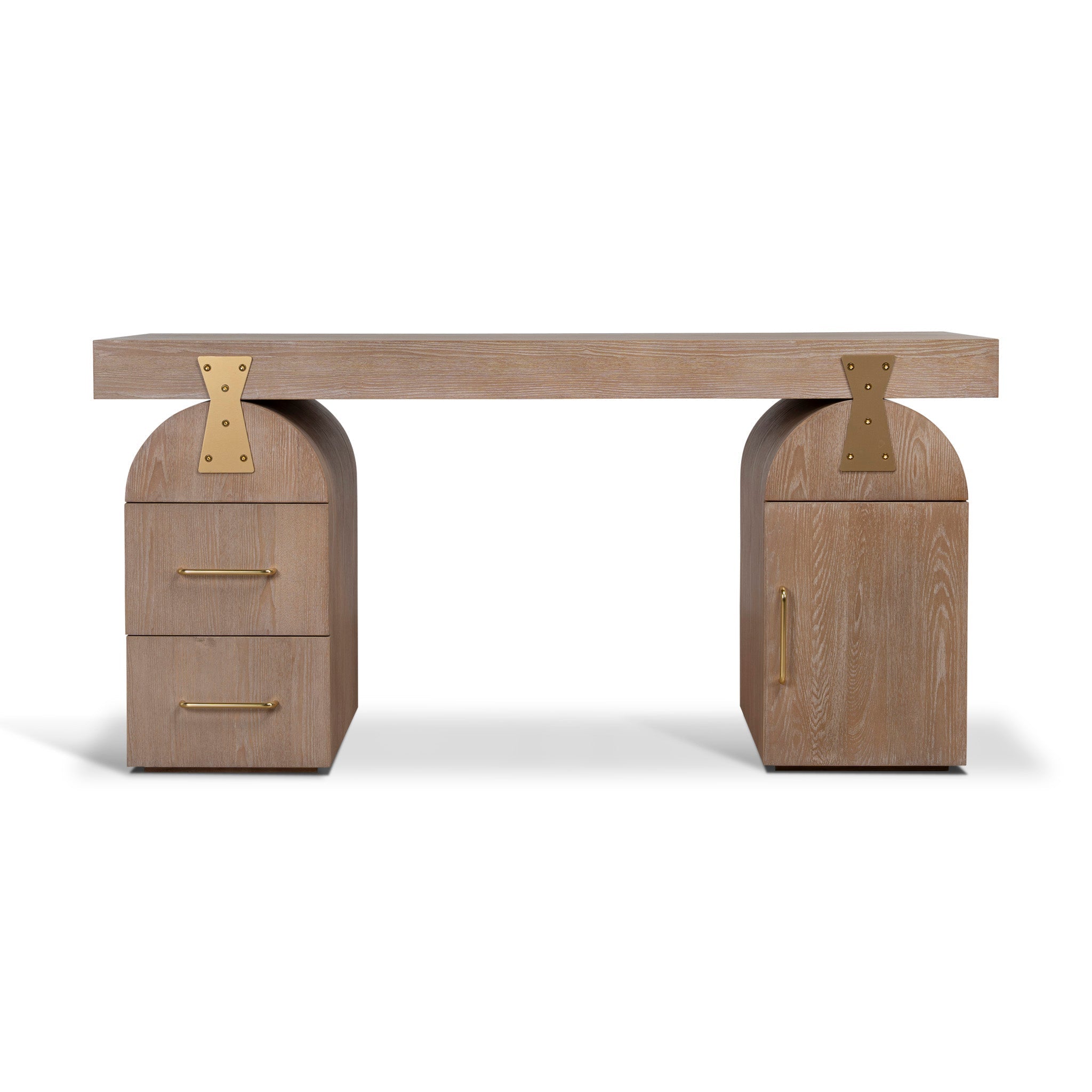 1.55m New Elm Home Office Desk - Natural