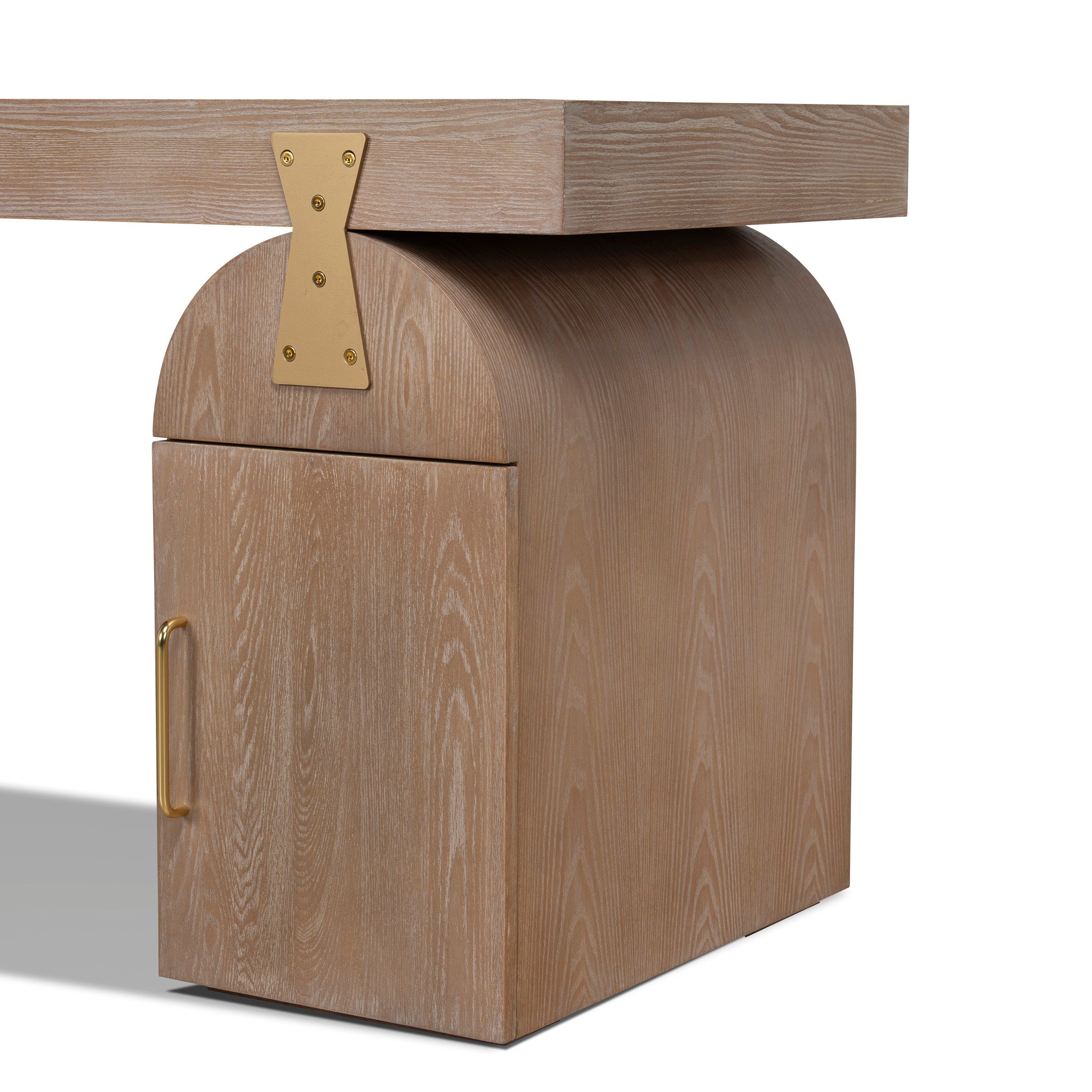 1.55m New Elm Home Office Desk - Natural