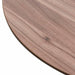 Round Office Meeting Table - Walnut with Black Base - image 4