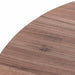 Round Office Meeting Table - Walnut with Black Base - image 5
